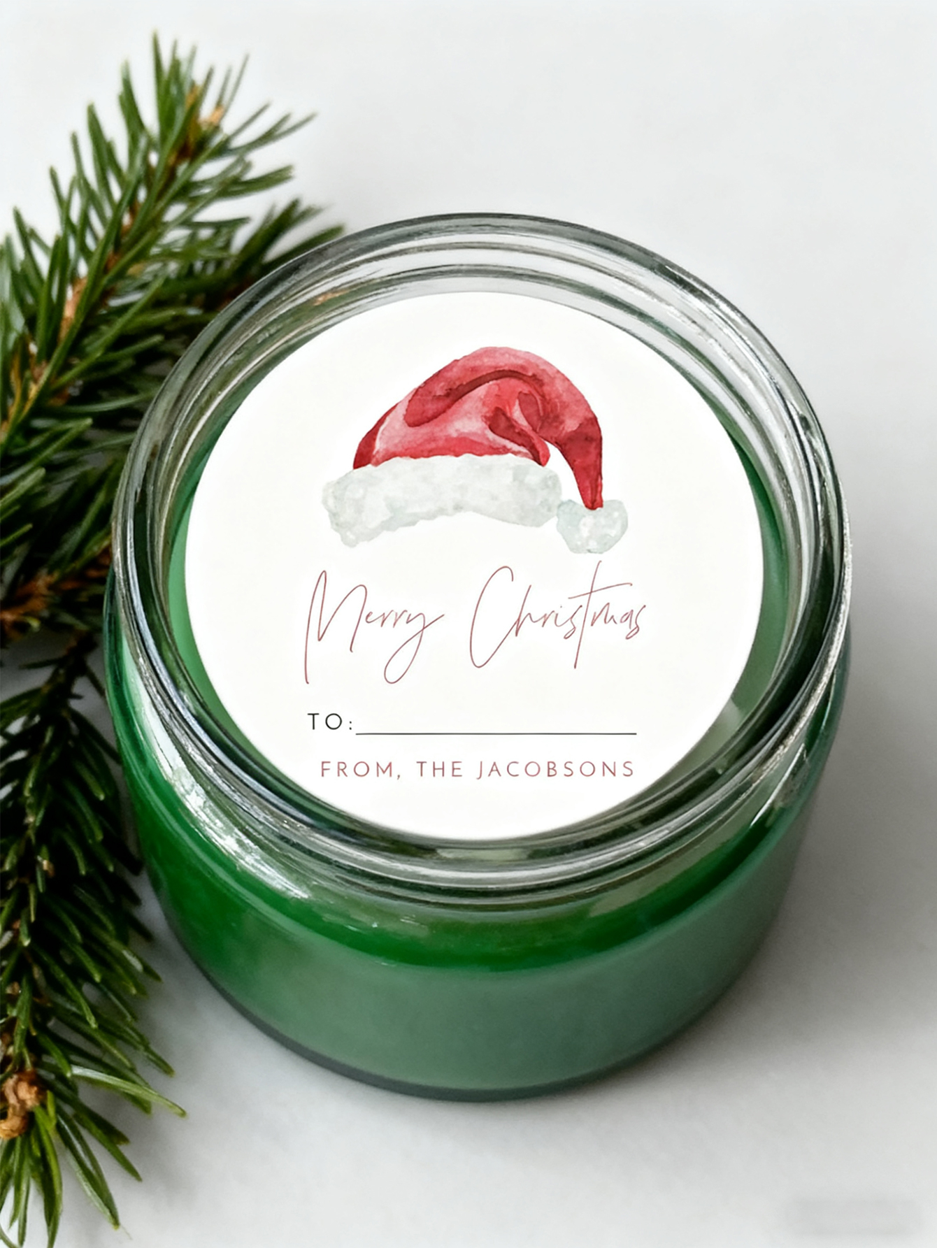 Custom Christmas Gift Label StickersCustom Christmas Gift Label Stickers